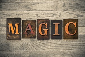 Magic Wooden Letterpress Concept